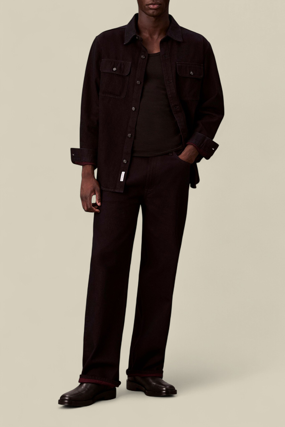 תמונת כל הלוק של ז'קט ג'ינס